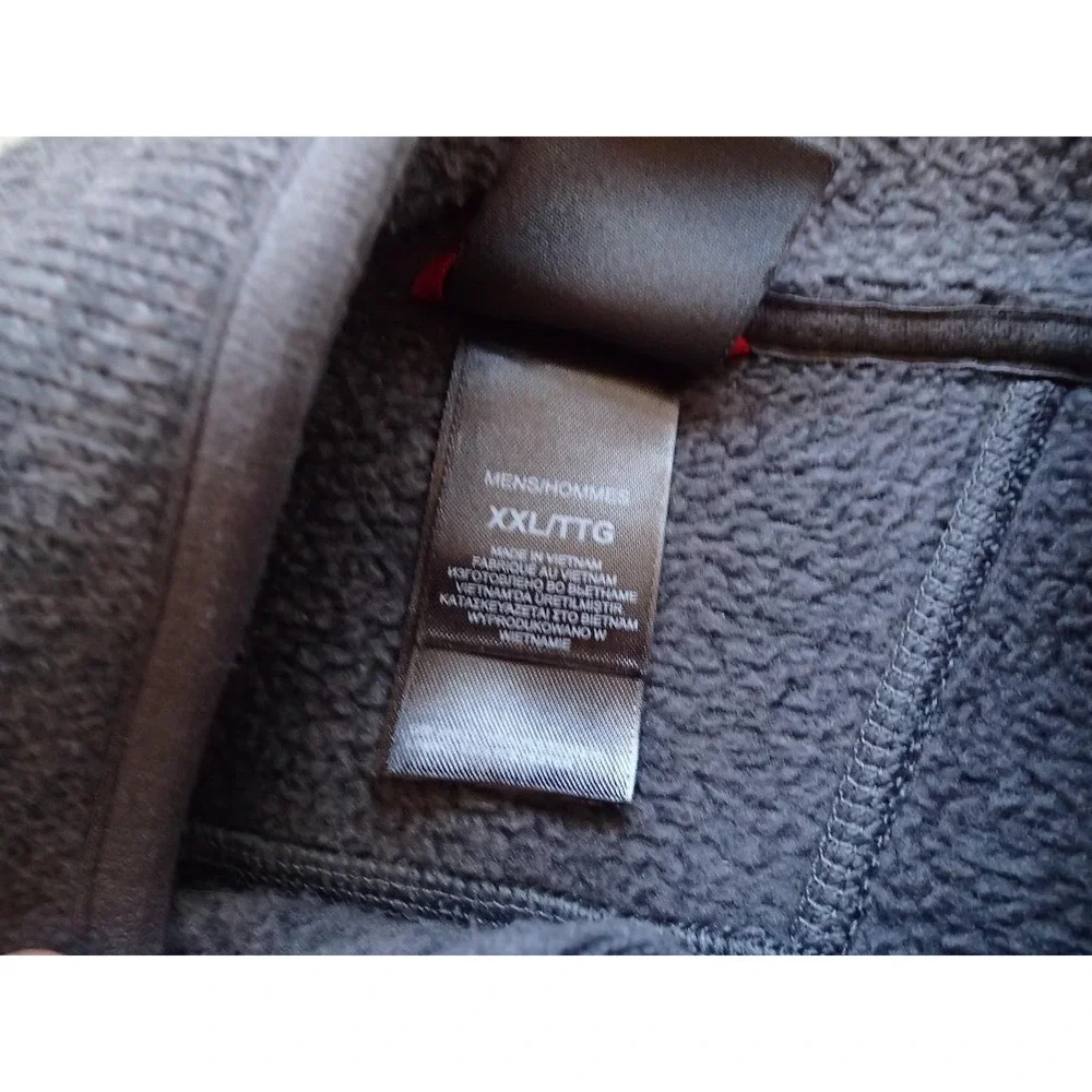 The North Face Gordon Lyons Jacket Mens XXL Gray Excellent‎ Full Zip Fleece